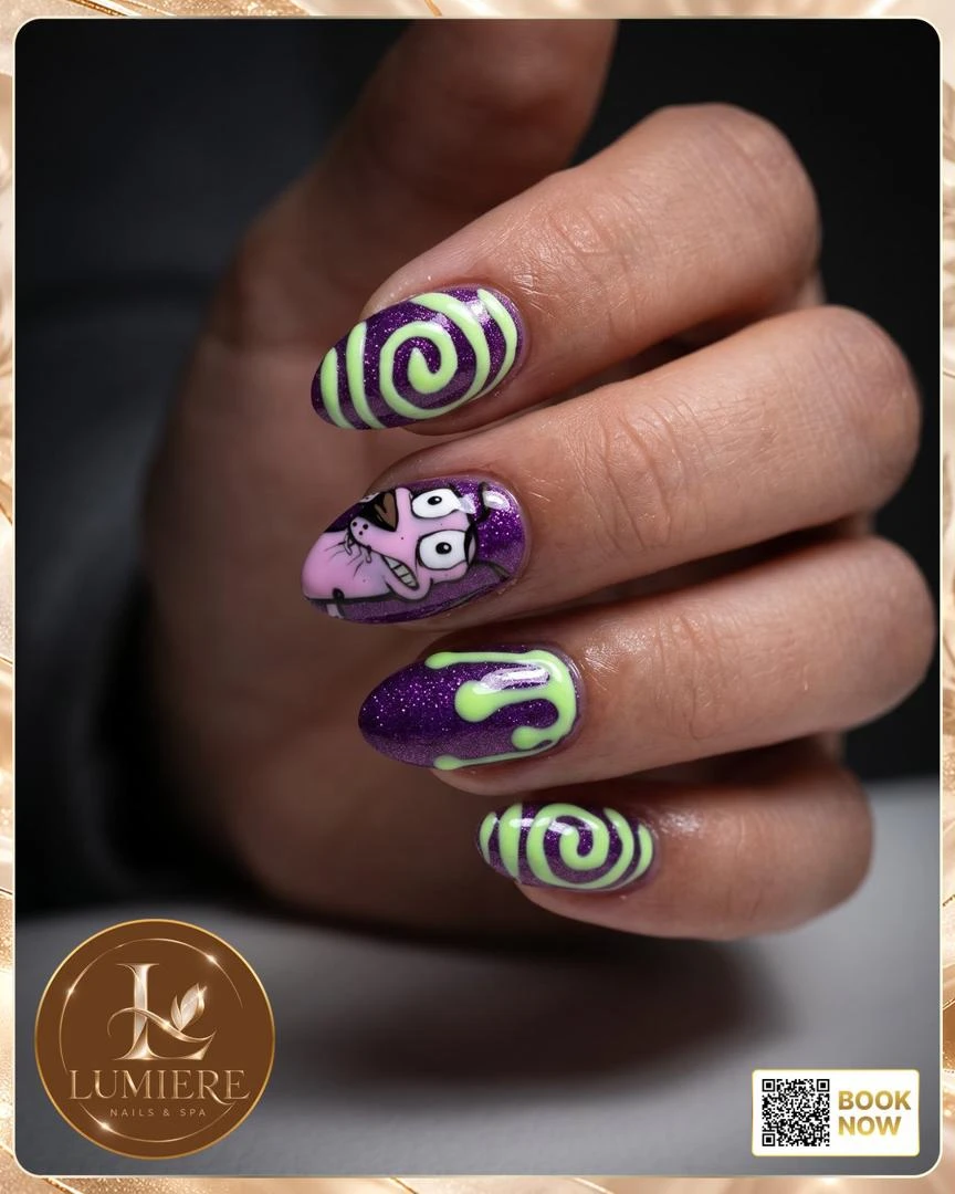 Halloween nail art